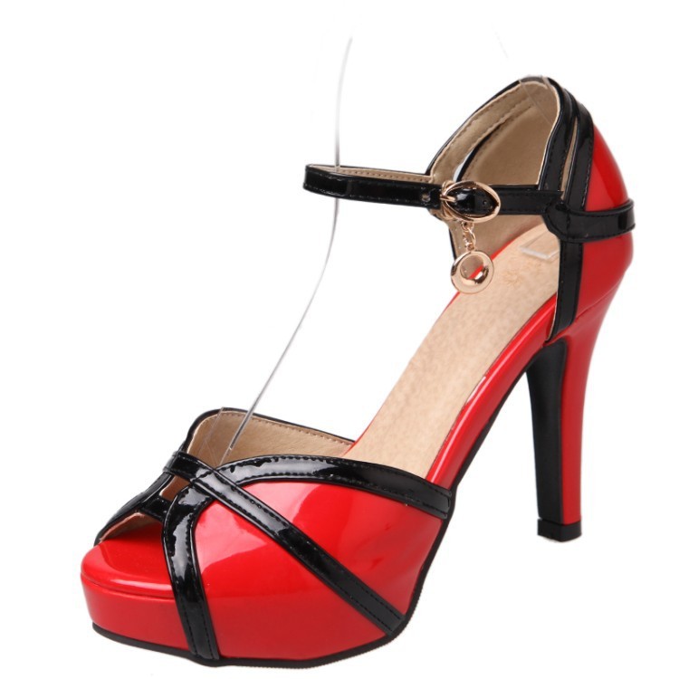 Summer Stiletto-heel Peep-toe Sandals With A Platform - Image 4